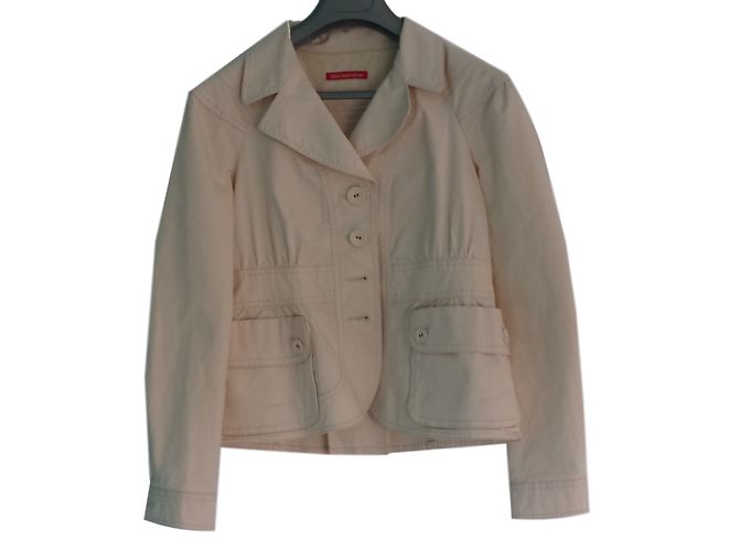 Autre Marque Chaqueta Alain Manoukian Beige de Algodón Talla 38