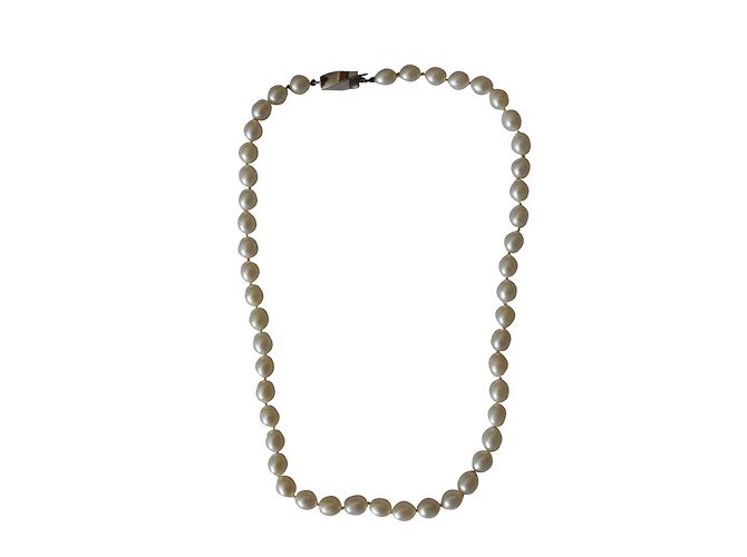 Collana Tiffany & Co Perle d acqua dolce e Argento Bianco