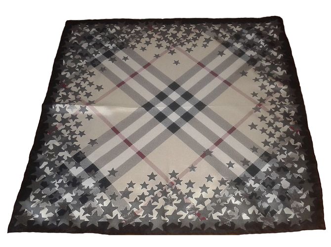 Burberry sciarpe Caramello Seta