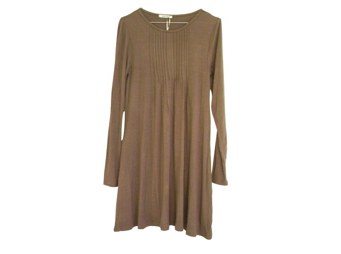 Bel Air Dresses Brown Viscose  ref.14281
