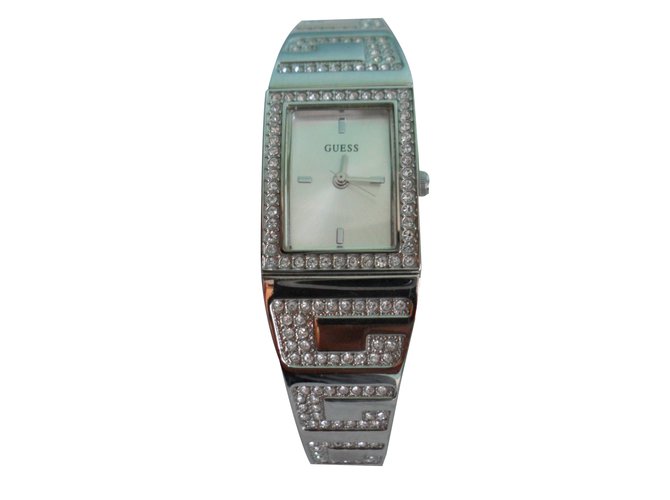 Guess Fine watches Silvery Silver  ref.14318