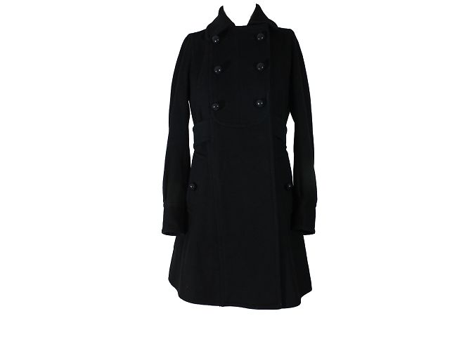 Marc Jacobs Black Wool Coat