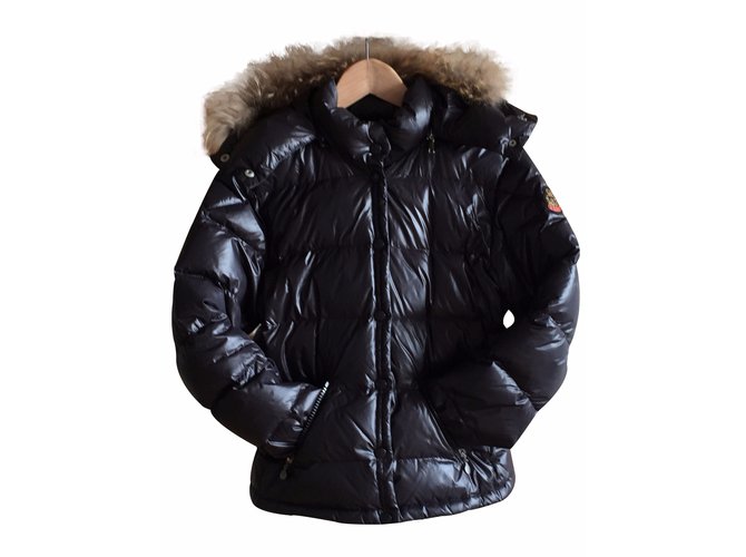 Autre Marque Coats, Outerwear Black Polyester  ref.14480