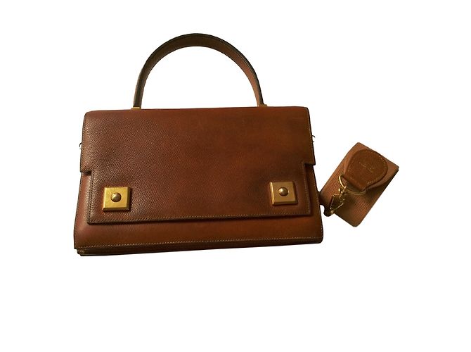 Hermès Borse Caramello Pelle
