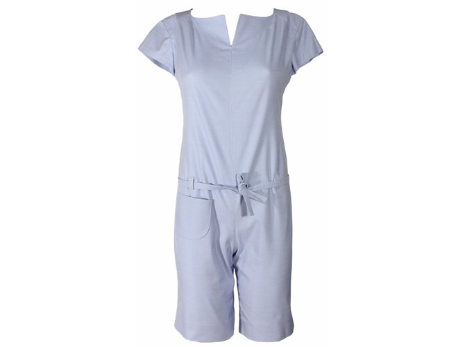 Courreges Combinaison Coton Bleu  ref.14513