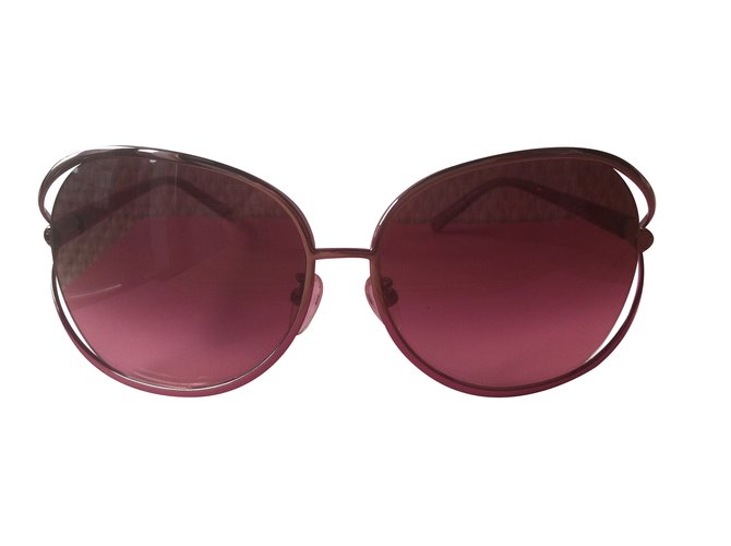 Céline Gafas de sol Rosa Plástico  ref.14517