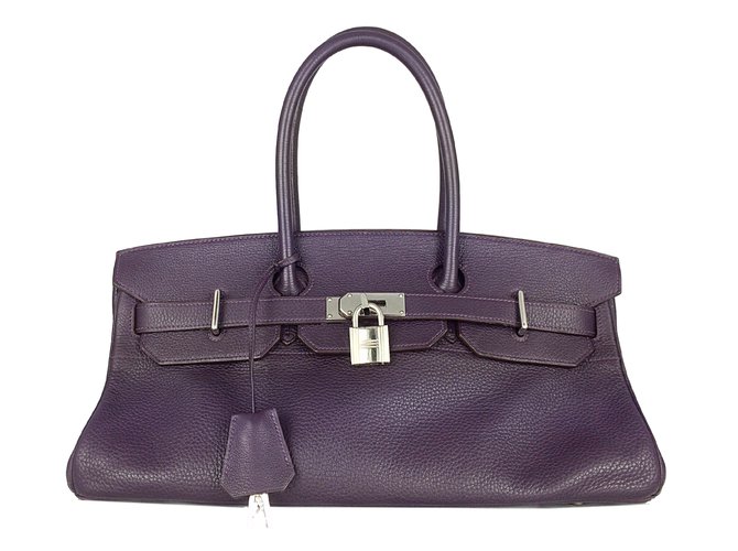 Birkin Hermès Borse Porpora Pelle  ref.14526