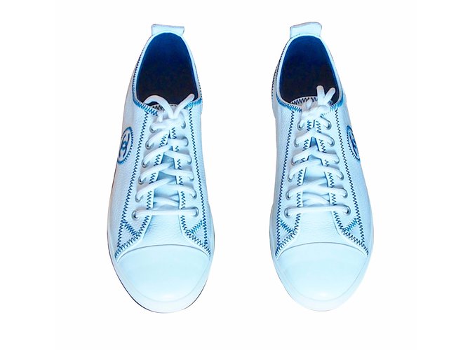 Chanel Sneakers White Leather  ref.14601