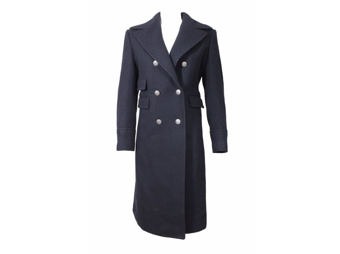 Autre Marque Coats, Outerwear Black Wool  ref.14610