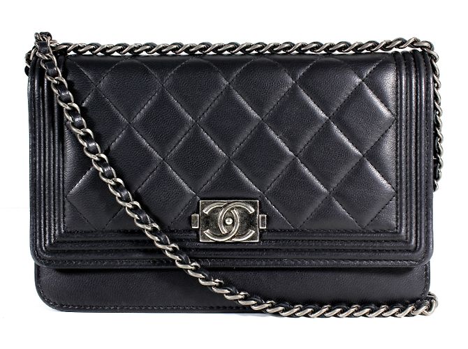 Le Boy Chanel Sacos de embreagem Preto