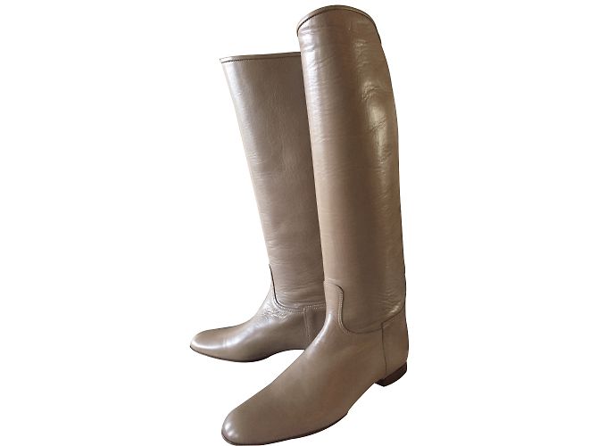 Hermès Chuteiras Bege