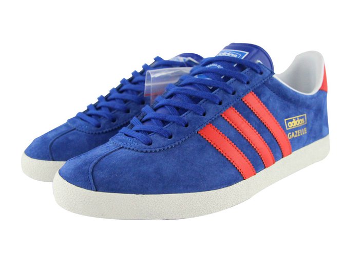 Adidas Sneakers Blue Deerskin  ref.14763