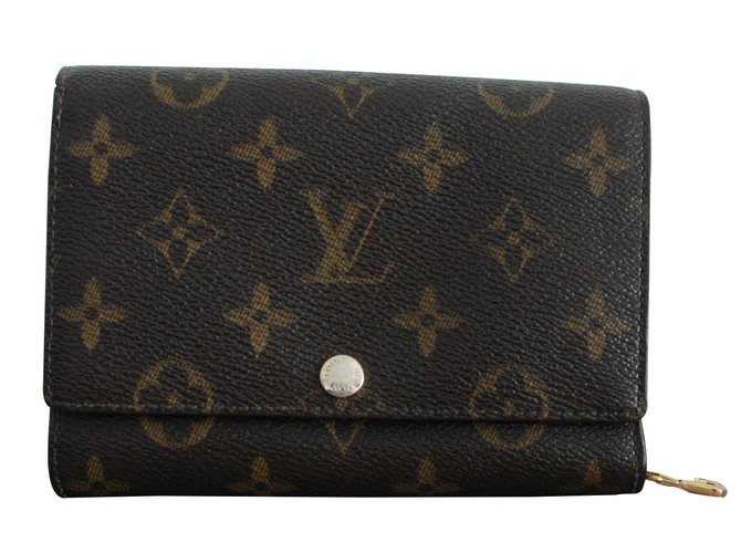 Louis Vuitton Wallets Brown Leather  ref.14771