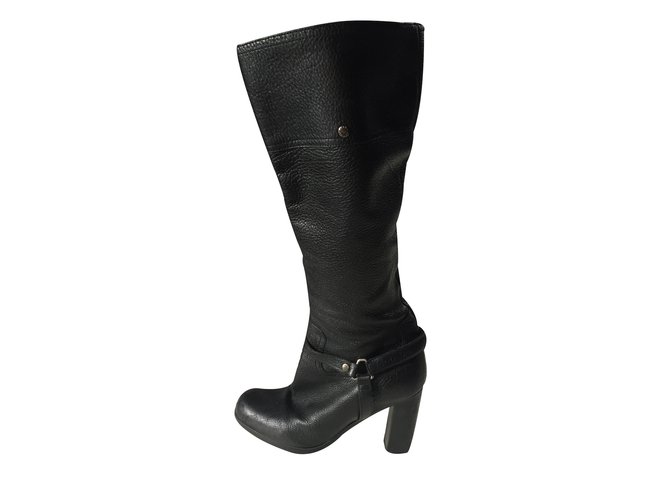 Prada Boots Black Leather  ref.14801