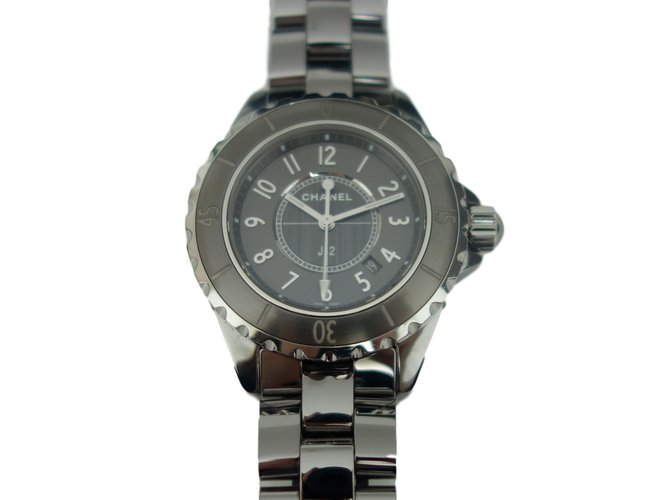 Chanel Relógios finos Prata Cerâmico  ref.14888