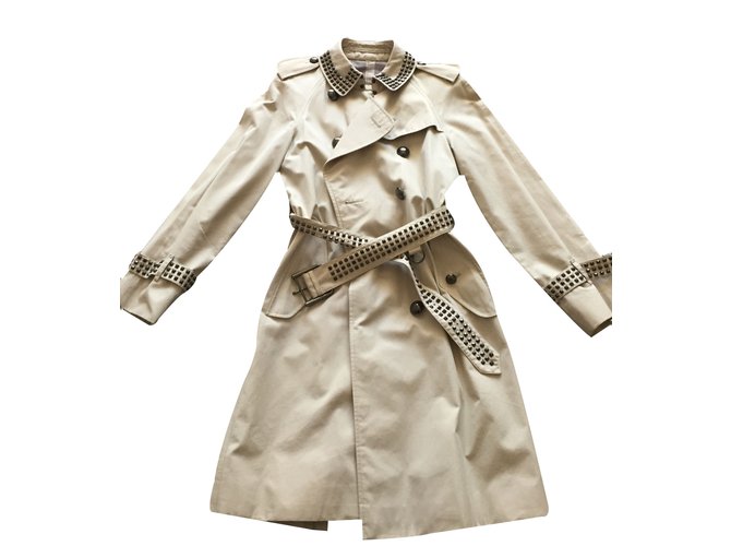 Burberry Trenchs Coton Beige  ref.14920