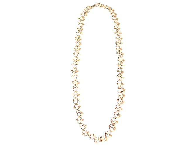 Hermès Long necklaces Silvery Silver  ref.14926
