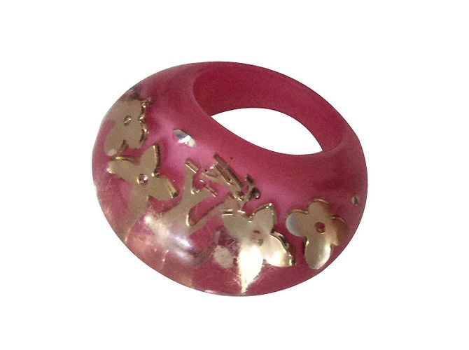 Louis Vuitton Monogramm Ring Rosa Gold Pink