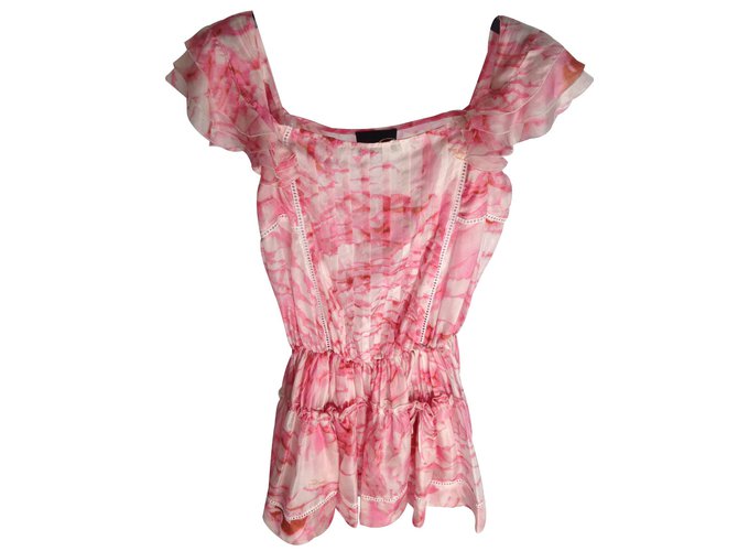 Just Cavalli Dresses Pink Silk  ref.15028