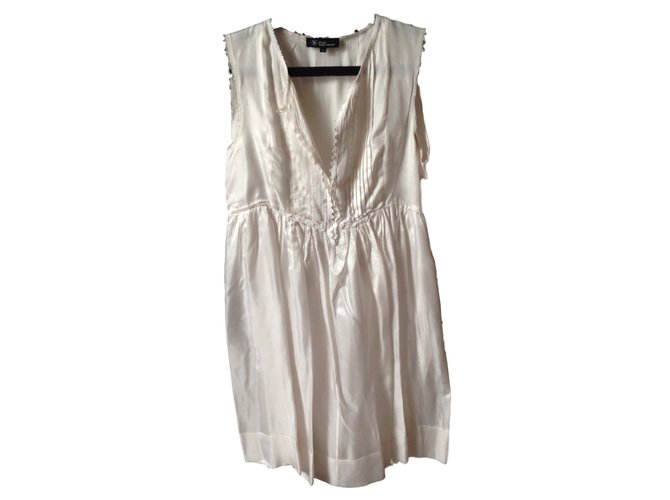 Isabel Marant Etoile Dresses White Polyester  ref.15031