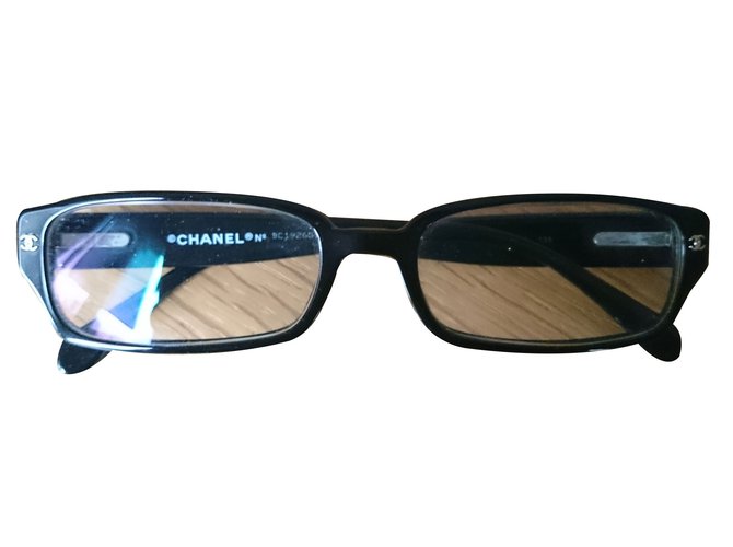 Chanel Sunglasses Black Plastic  ref.15112