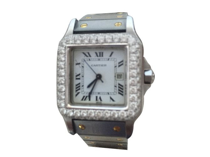 Cartier Relógios automáticos Prata Aço  ref.15138