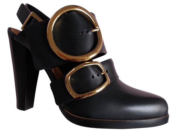 Chloé Heels Black Leather  ref.15180