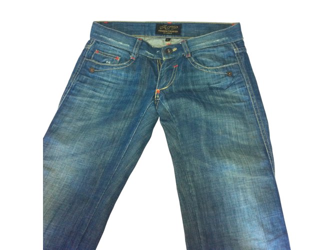 Vaqueros Bootcut Freeman Porter Azules Algodón
