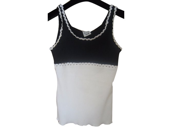 Moschino Cheap And Chic Tops Blanco Algodón  ref.15698