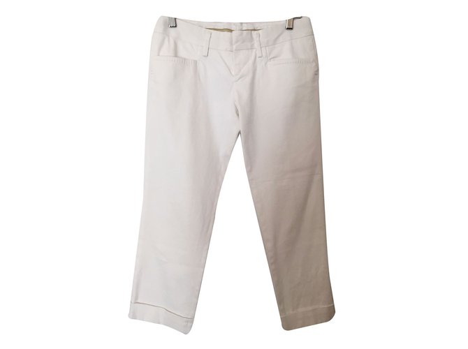 Dsquared2 Pantalons Coton Blanc  ref.15705
