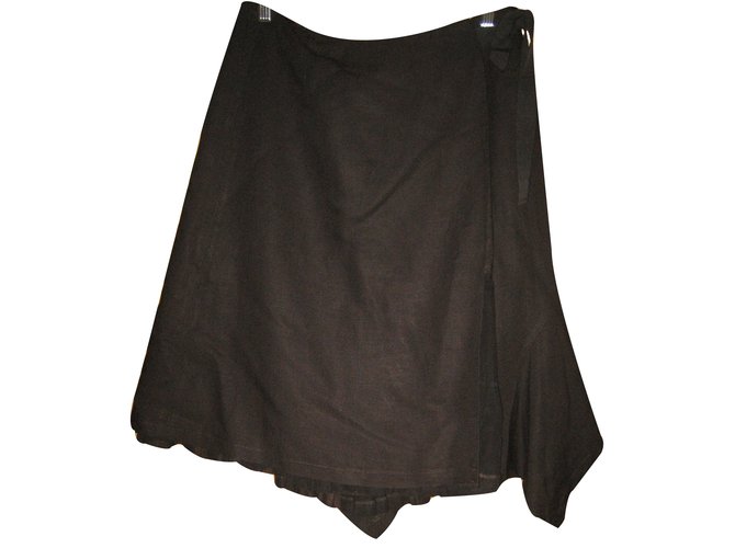 Comptoir Des Cotonniers Skirts Black Viscose  ref.15709
