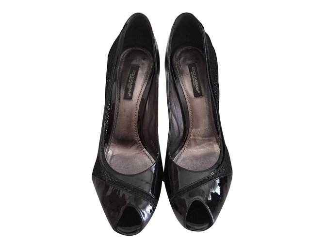 Dolce & Gabbana Heels Black Patent leather  ref.15751