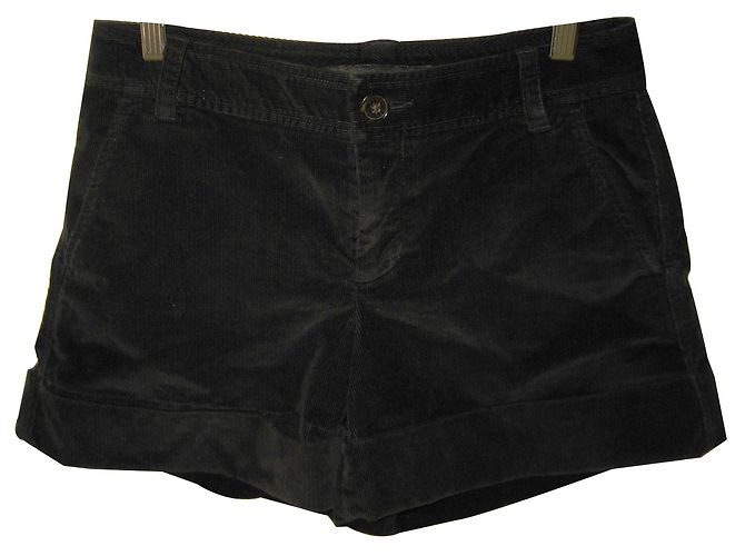 Shorts de veludo azul Marc by Marc Jacobs