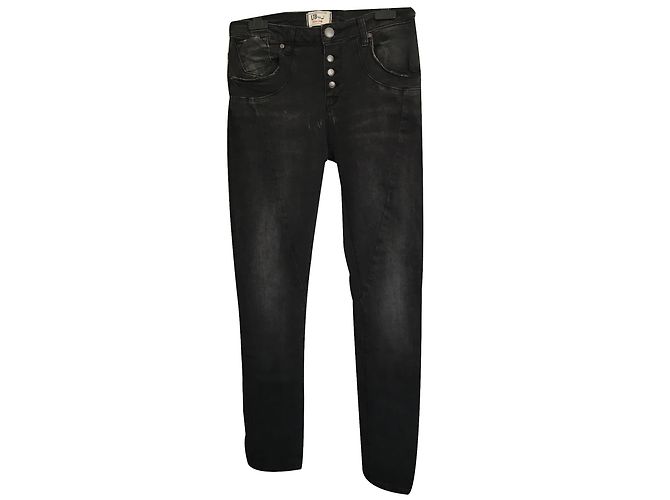 Jeans Boyfriend LTB Margie Corte Baggy Negro