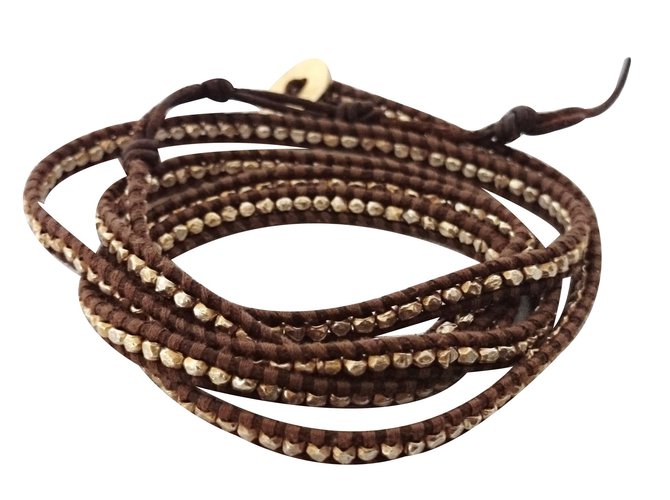 Chan Luu Bracelets Brown Leather  ref.15929