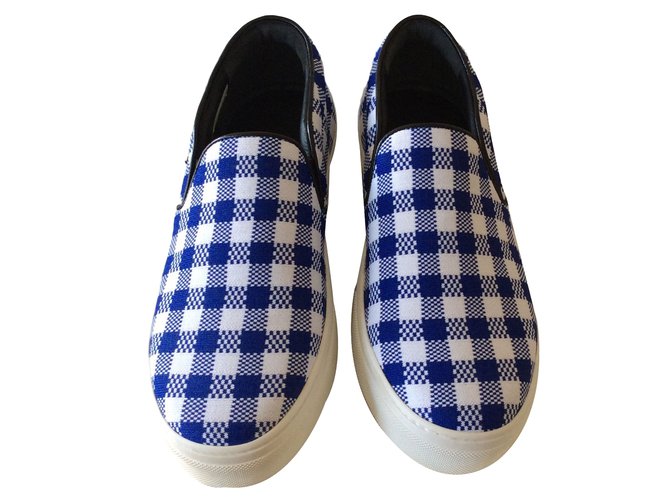 Céline Sneakers Blue Cloth  ref.16070
