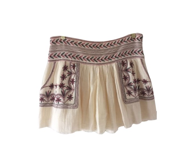Isabel Marant Etoile Skirts White Cotton  ref.16124
