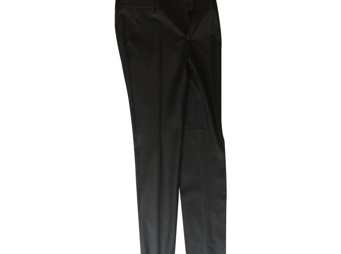 Comptoir Des Cotonniers Pants, leggings Grey Wool  ref.16143