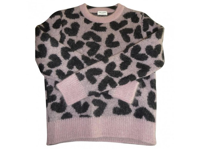 Yves Saint Laurent Knitwear Pink Wool  ref.16172
