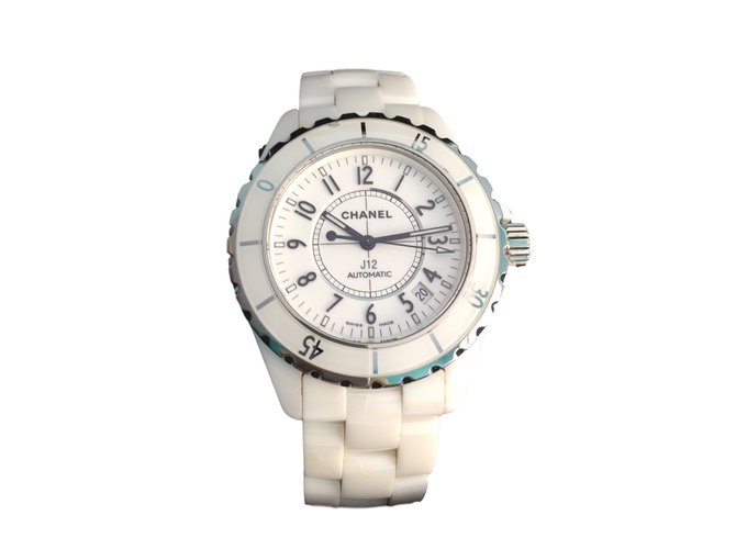 Chanel Relógios finos Branco Cerâmico  ref.16185