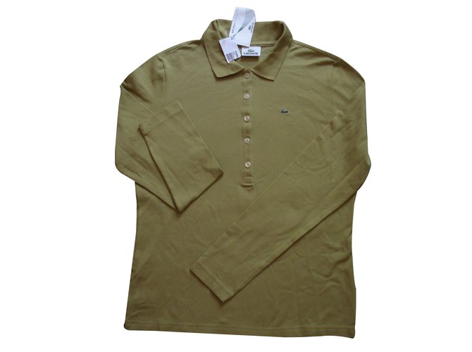 olive green lacoste polo