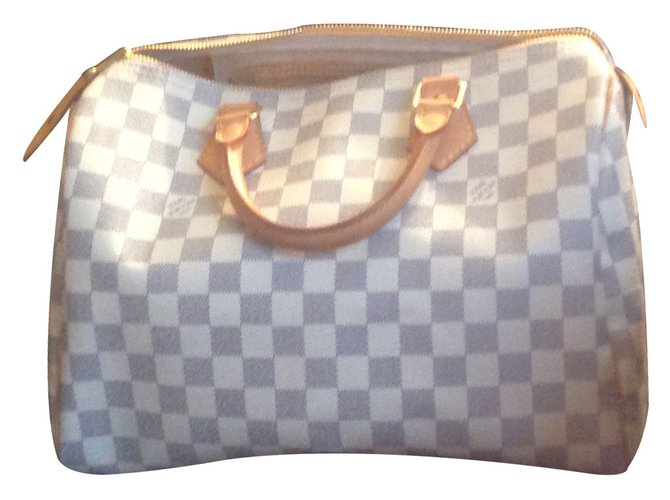 Speedy Louis Vuitton Handbags Leather  ref.16407