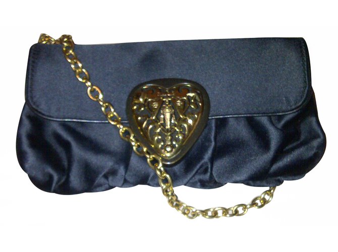 Gucci Clutch bags Black Lambskin  ref.16729