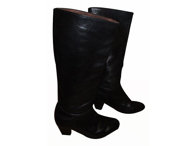 Office London Boots Black
