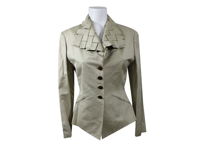 Autre Marque Sophie Sitbon Jacke aus Baumwolle beige