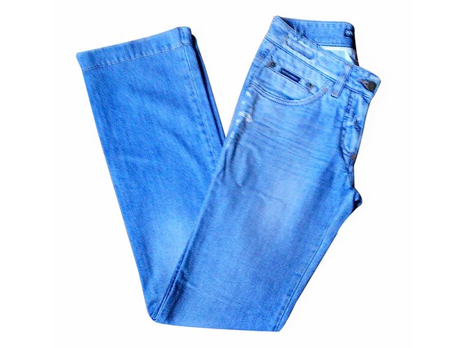 Dolce & Gabbana Jeans D & G Azul Algodão  ref.16930