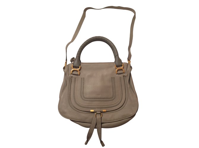 Chloé Handbags Grey Leather  ref.17021