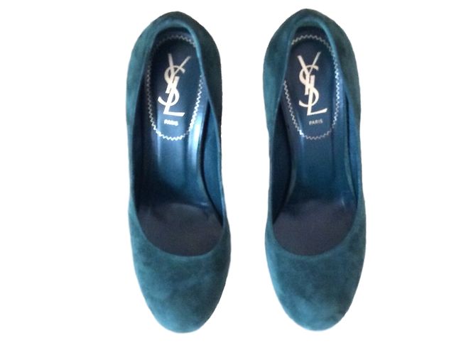 Yves Saint Laurent Escarpins Vert 