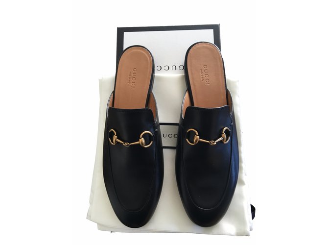 Gucci Gucci Princetown Leather Mules 