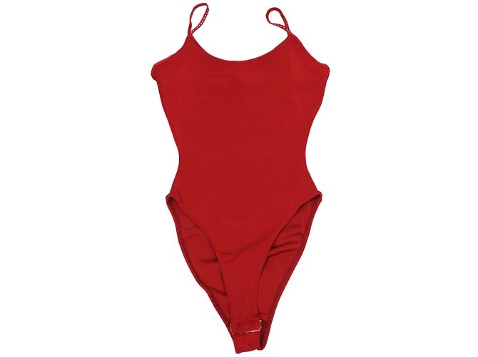 Autre Marque Conjunto de 2 bodies vermelhos com strass Feelgood